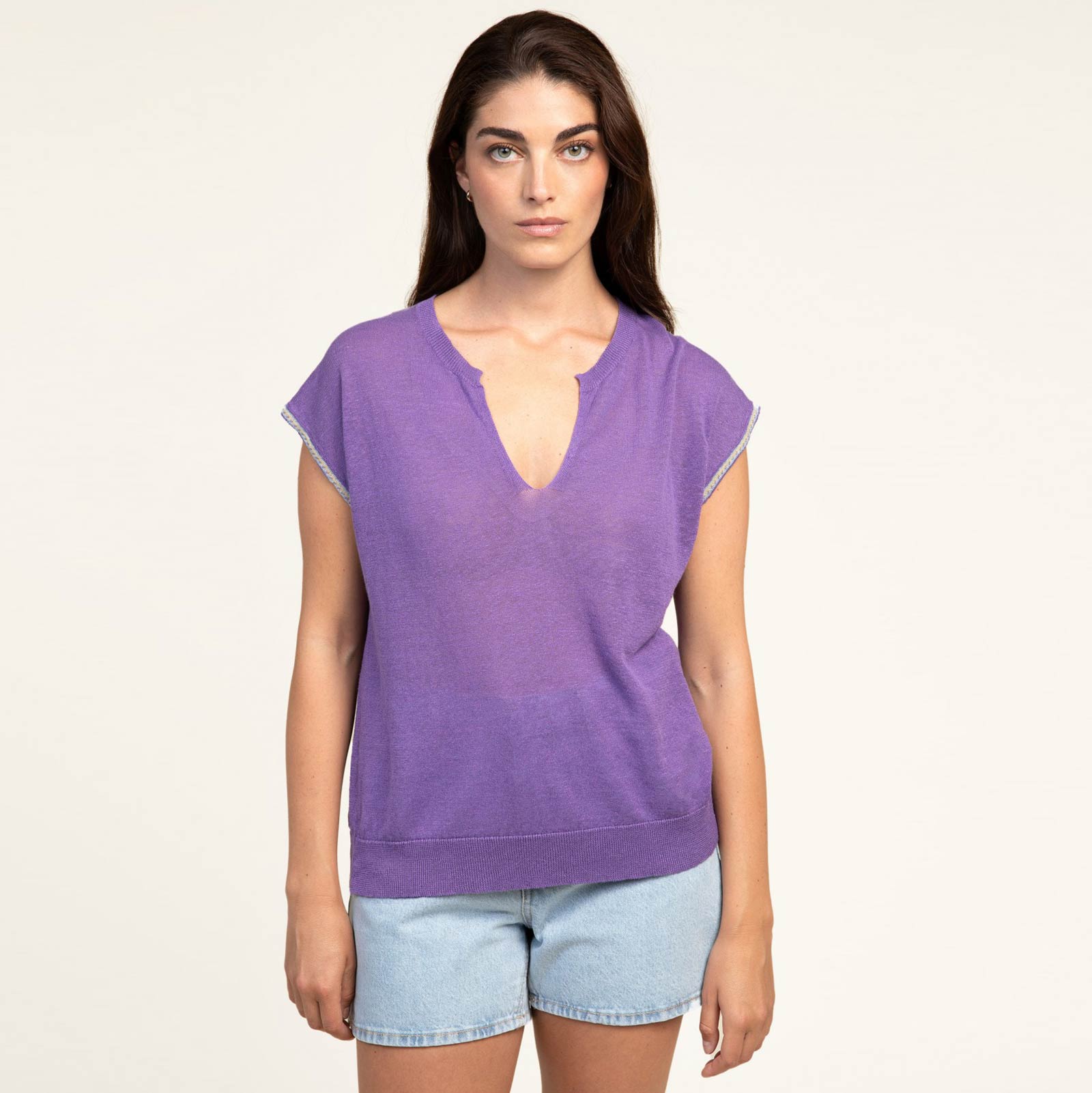 Bilk Shirt ultraviolet Maison Anje