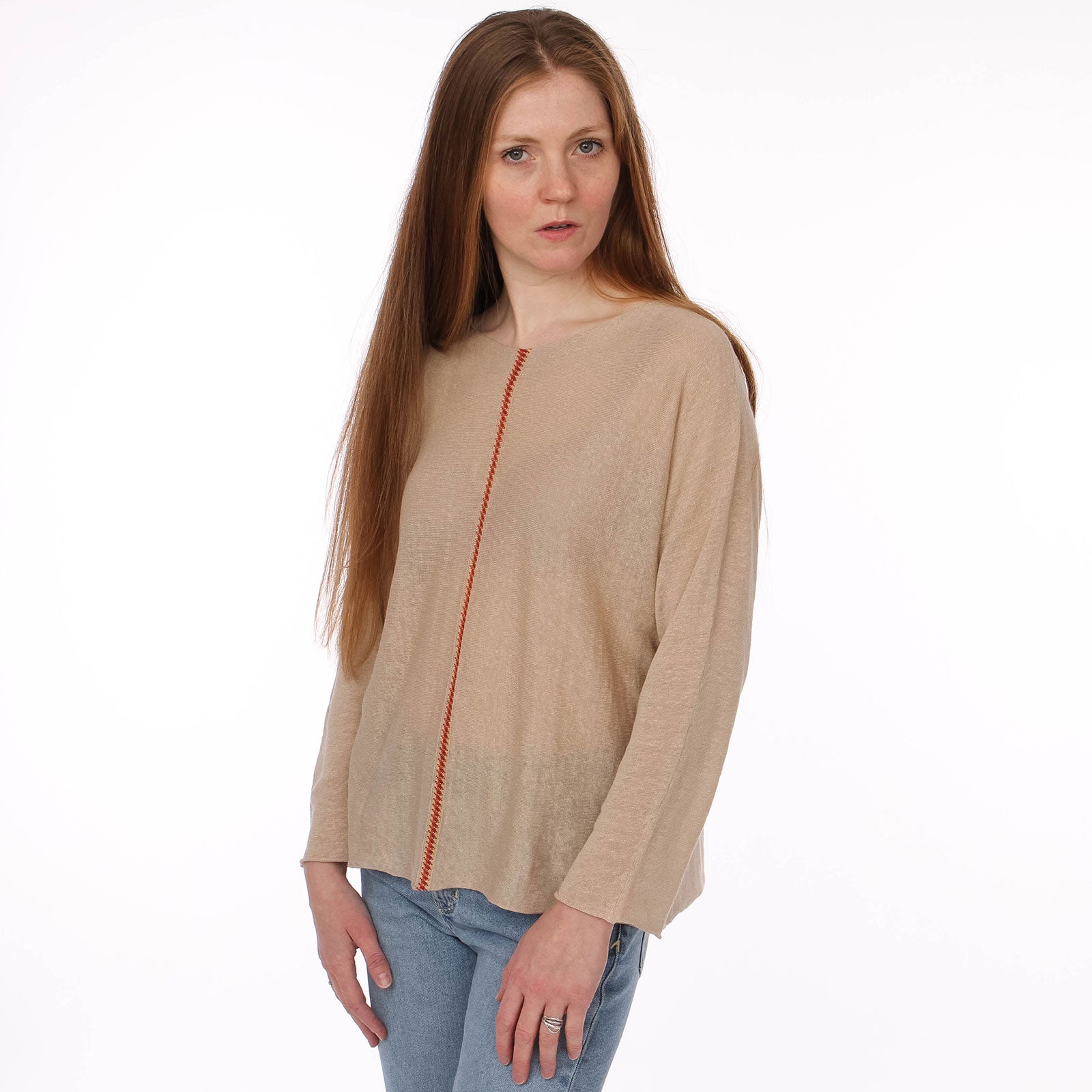 Bilkis Linen Shirt beige Maison Anje