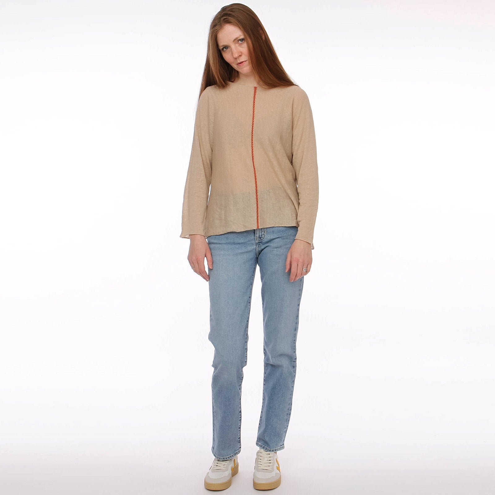 Bilkis Linen Shirt beige Maison Anje