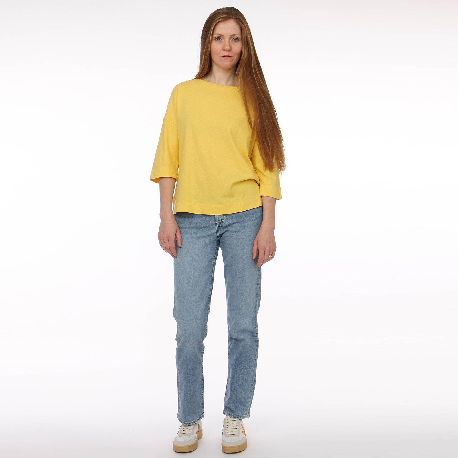 Damerata T-Shirt ocre Maison Anje