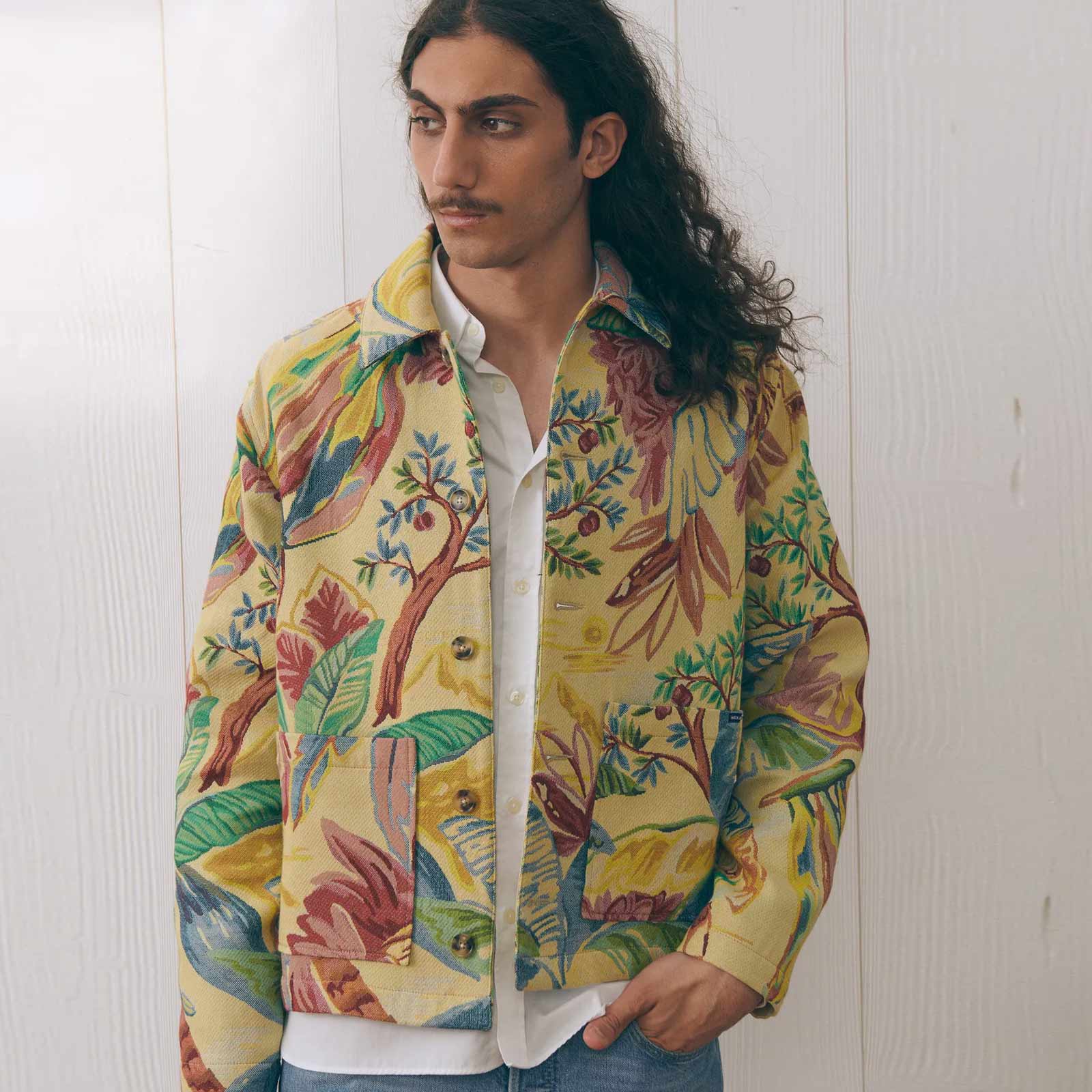 Le Monnier Overshirt palm tree jacq Maison Labiche