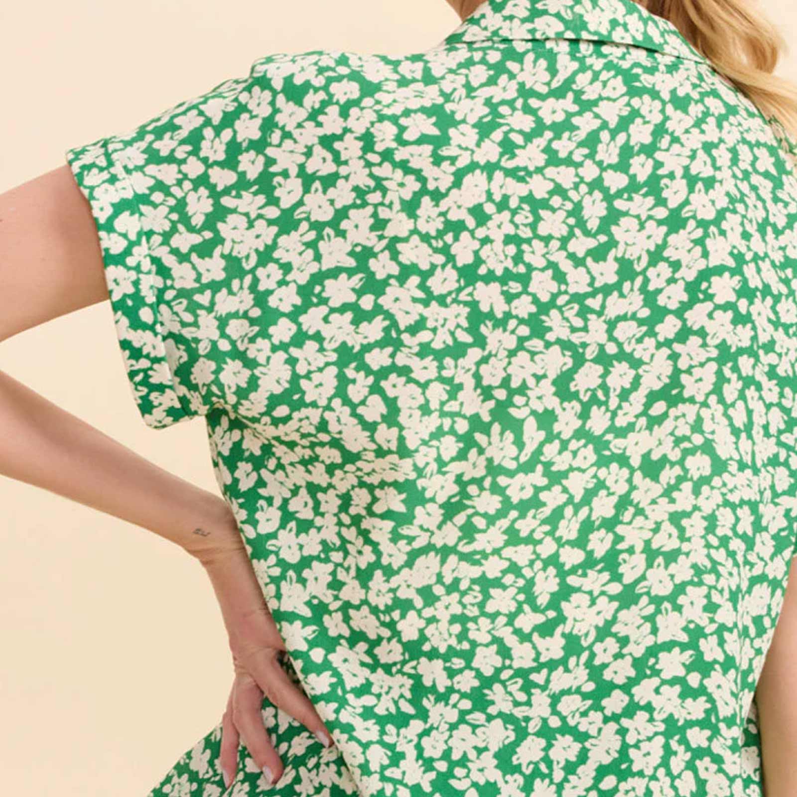 Helene Blouse mini flowers