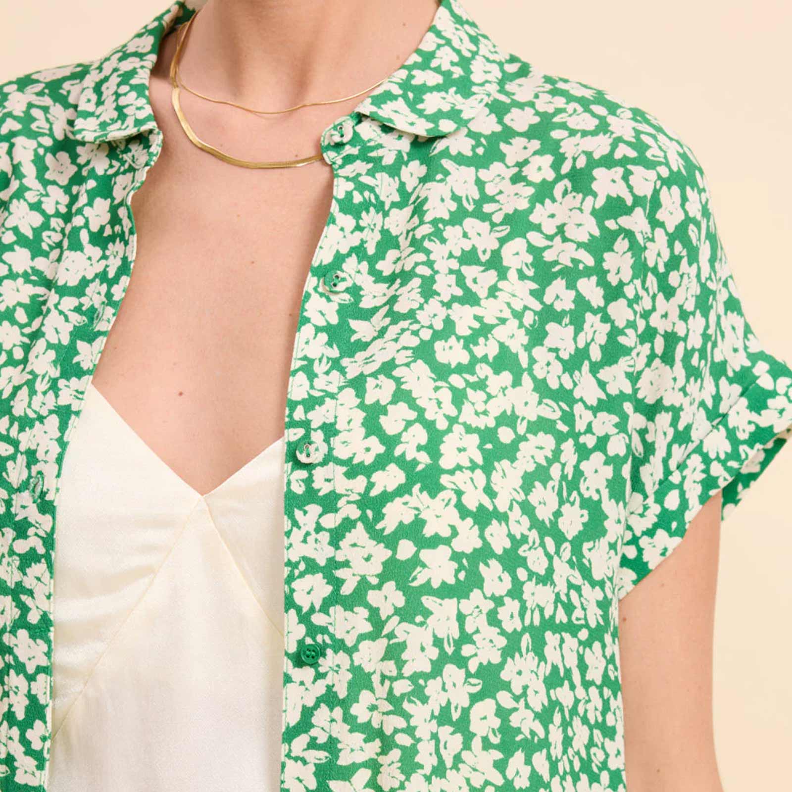 Helene Blouse mini flowers