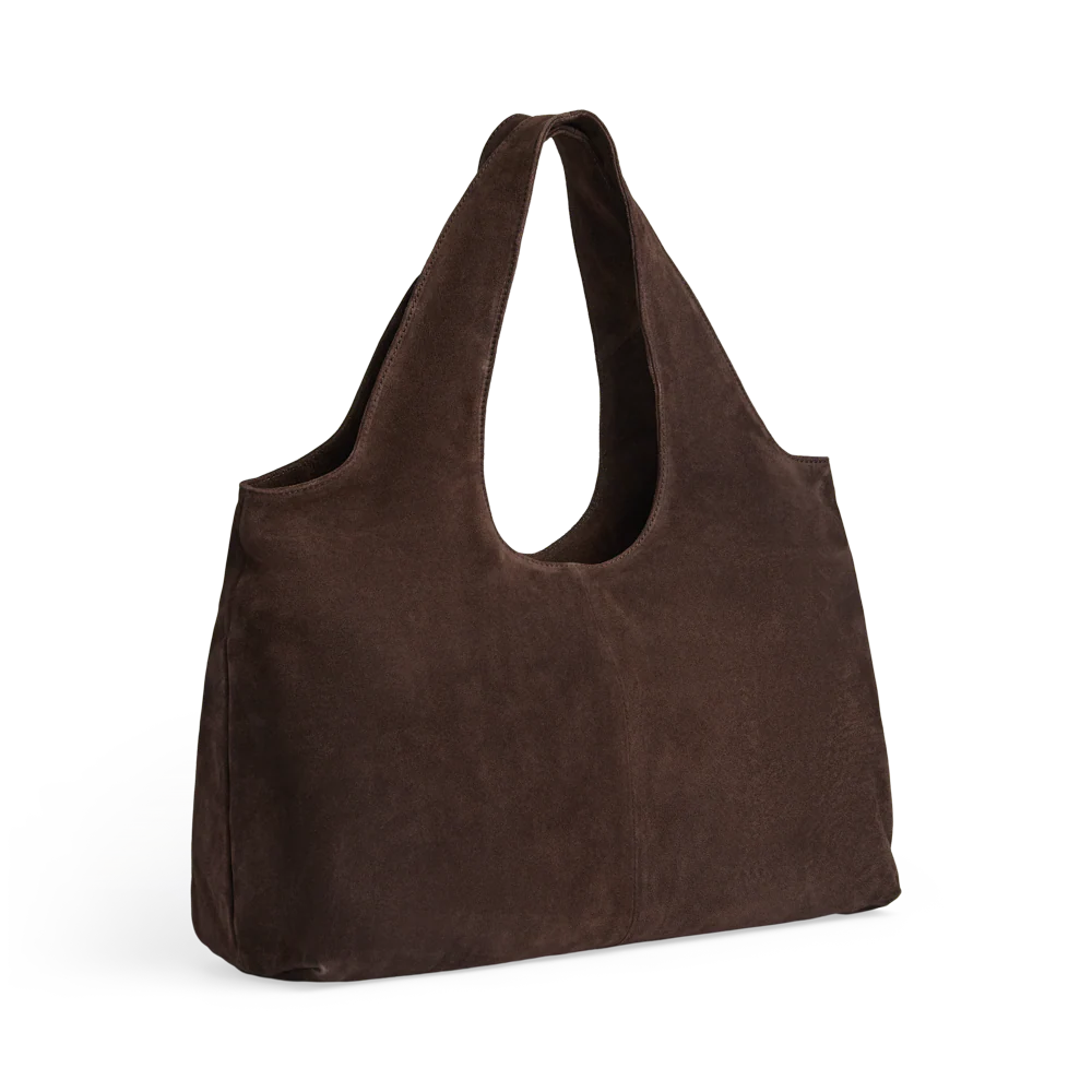 LaurineMBG Suede Shopper dark brown Markberg Denmark