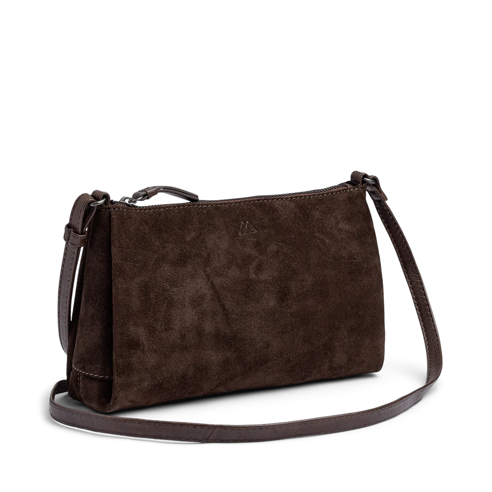 MarciMBG Suede Crossbody Bag dark brown Markberg Denmark