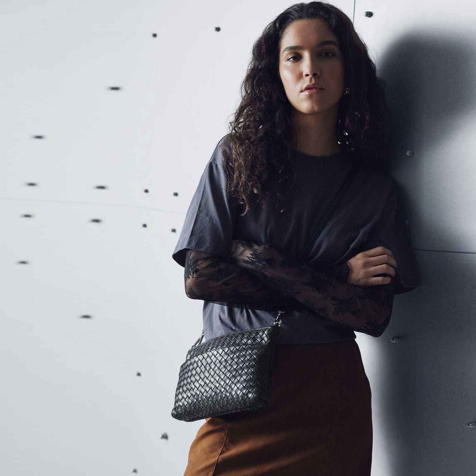 KarimaMBG Crossbody Bag Weave black Markberg Denmark