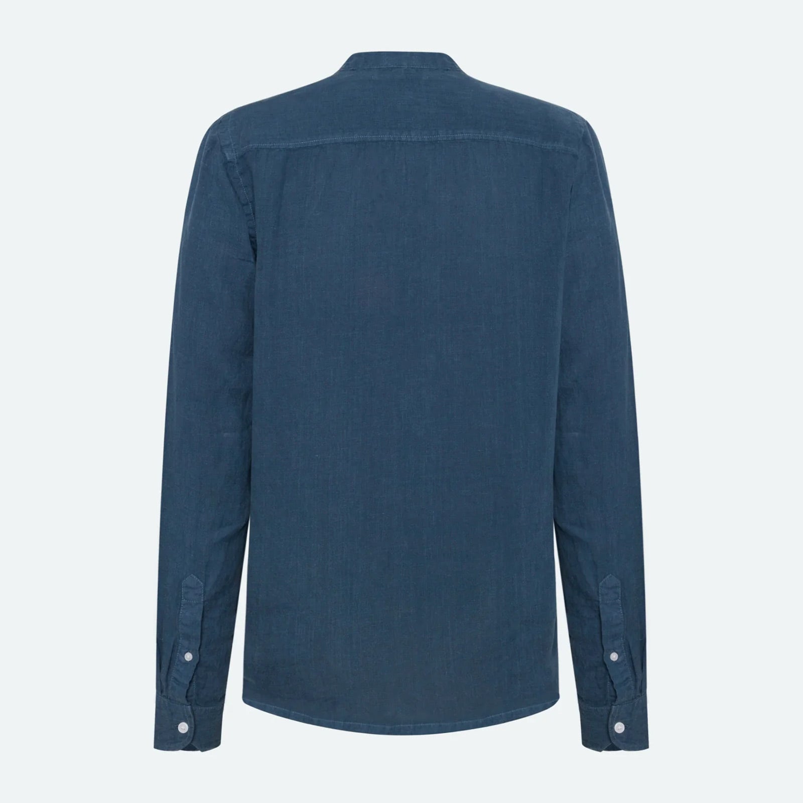 Mando Linen Shirt blue ashes