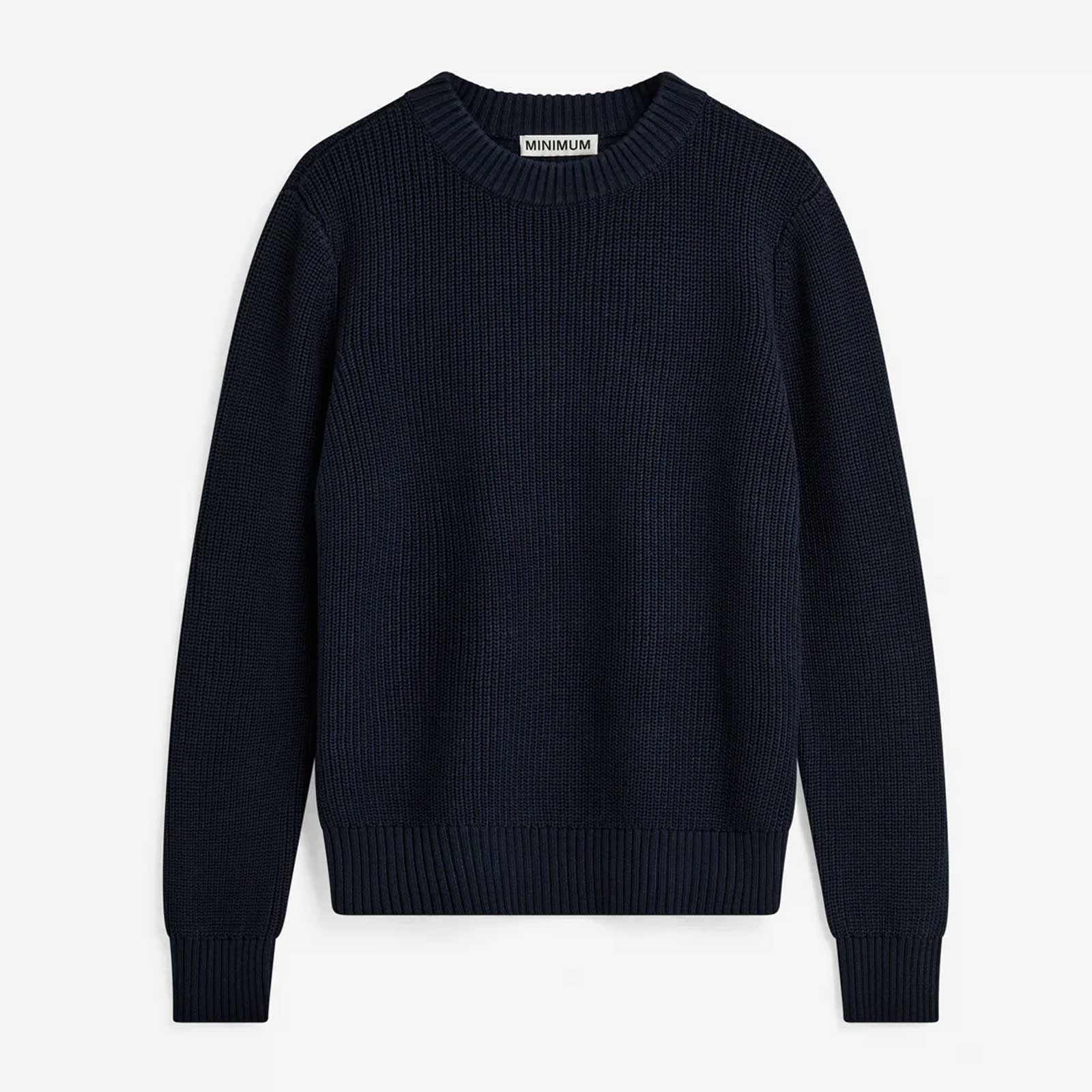 Rob Knit Jumper G006 GOTS sky captain Minimum