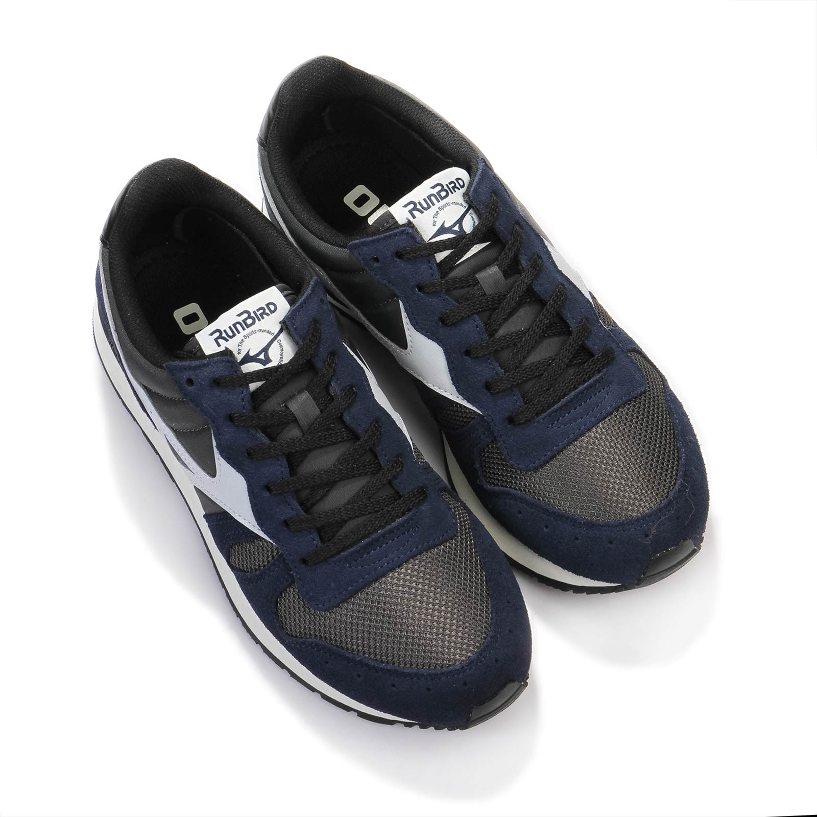ML87 Runbird black/harbor mist/dress blues Mizuno