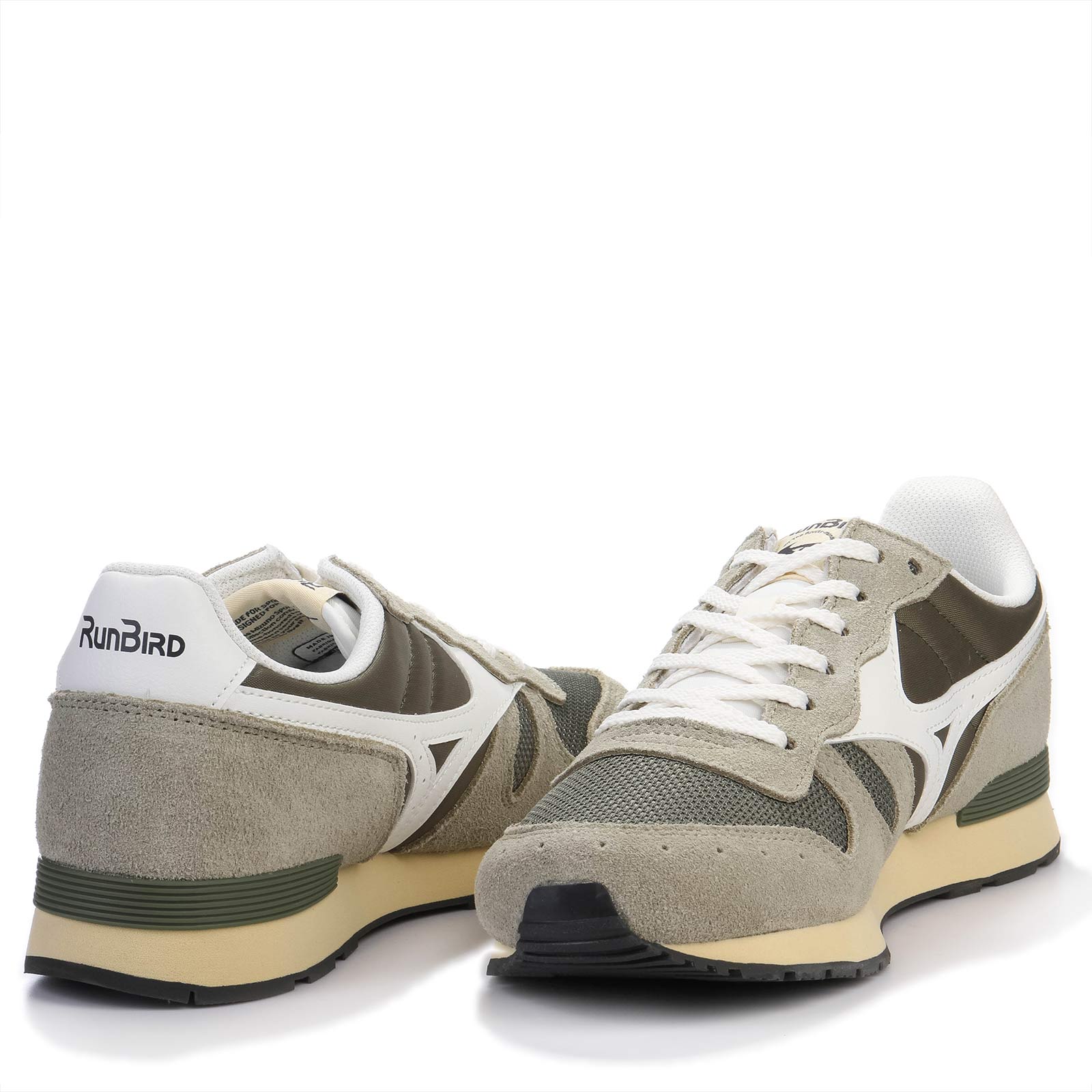 ML87 Runbird four leaf clover/snow white/elm Mizuno