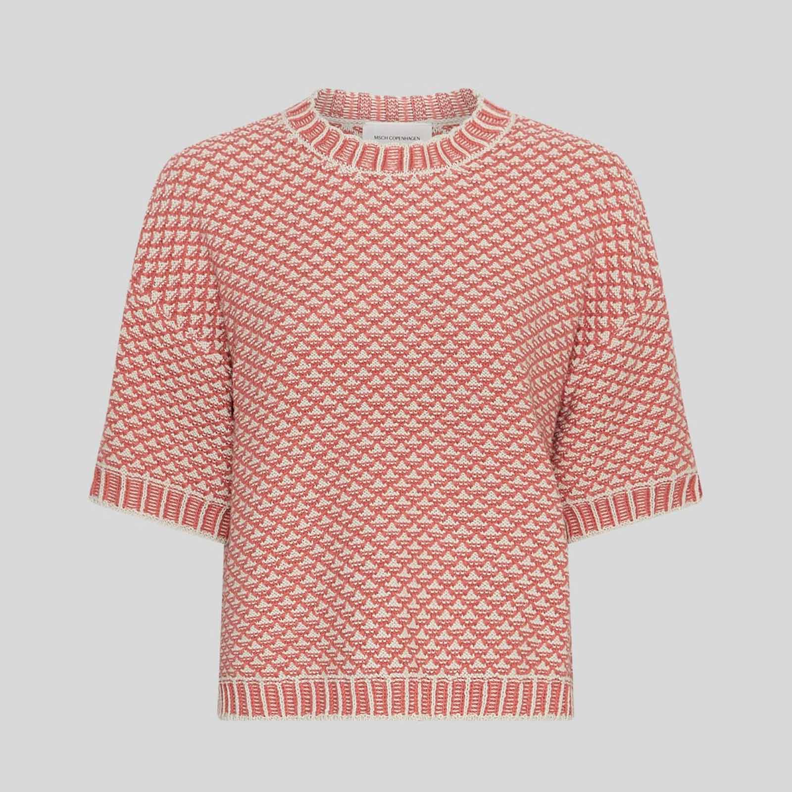 MSCHCatina Pilla 2/4 Pullover oatmeal/faded rose MSCH Copenhagen