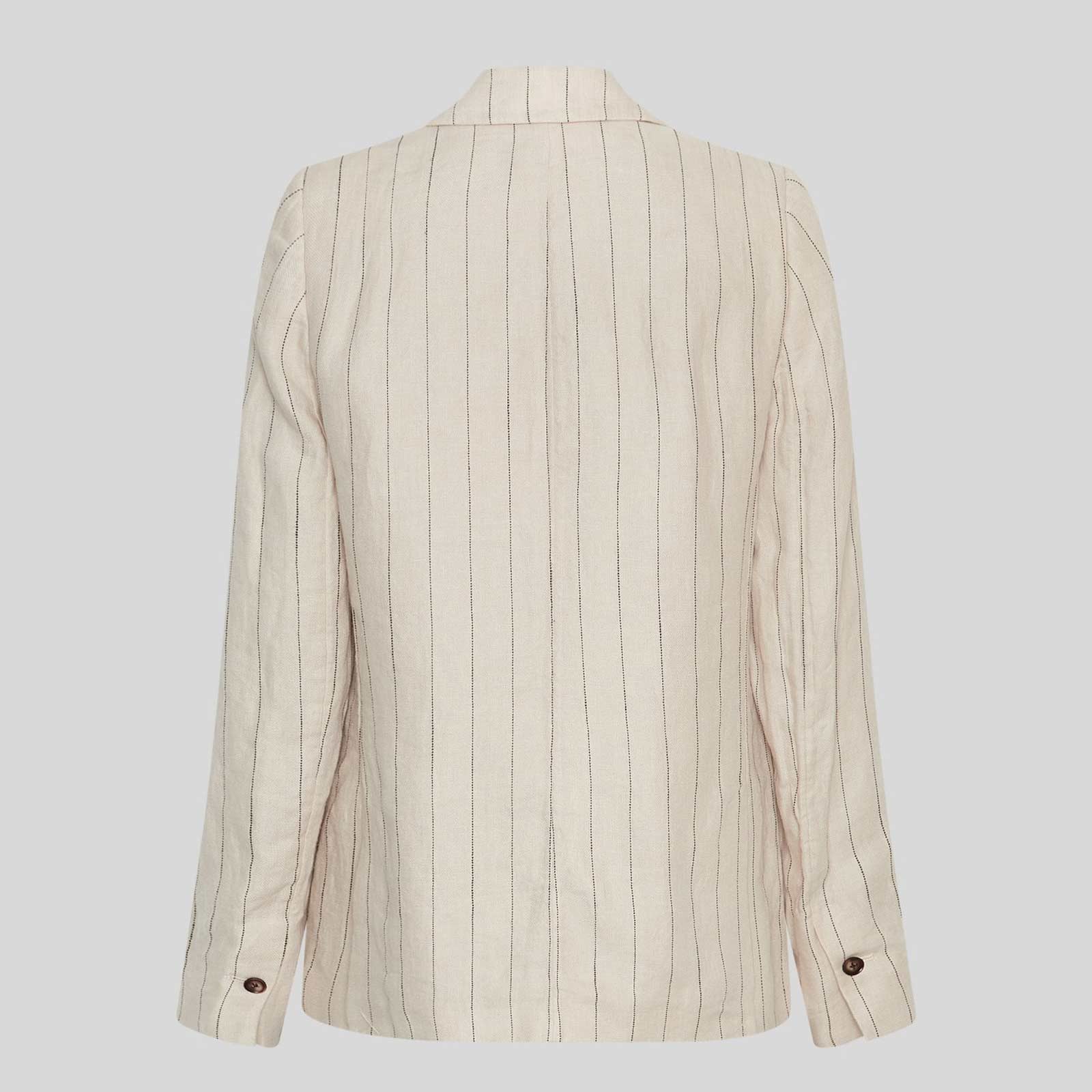 MSCHClaritte Loose Blazer STP bleach sand/black MSCH Copenhagen