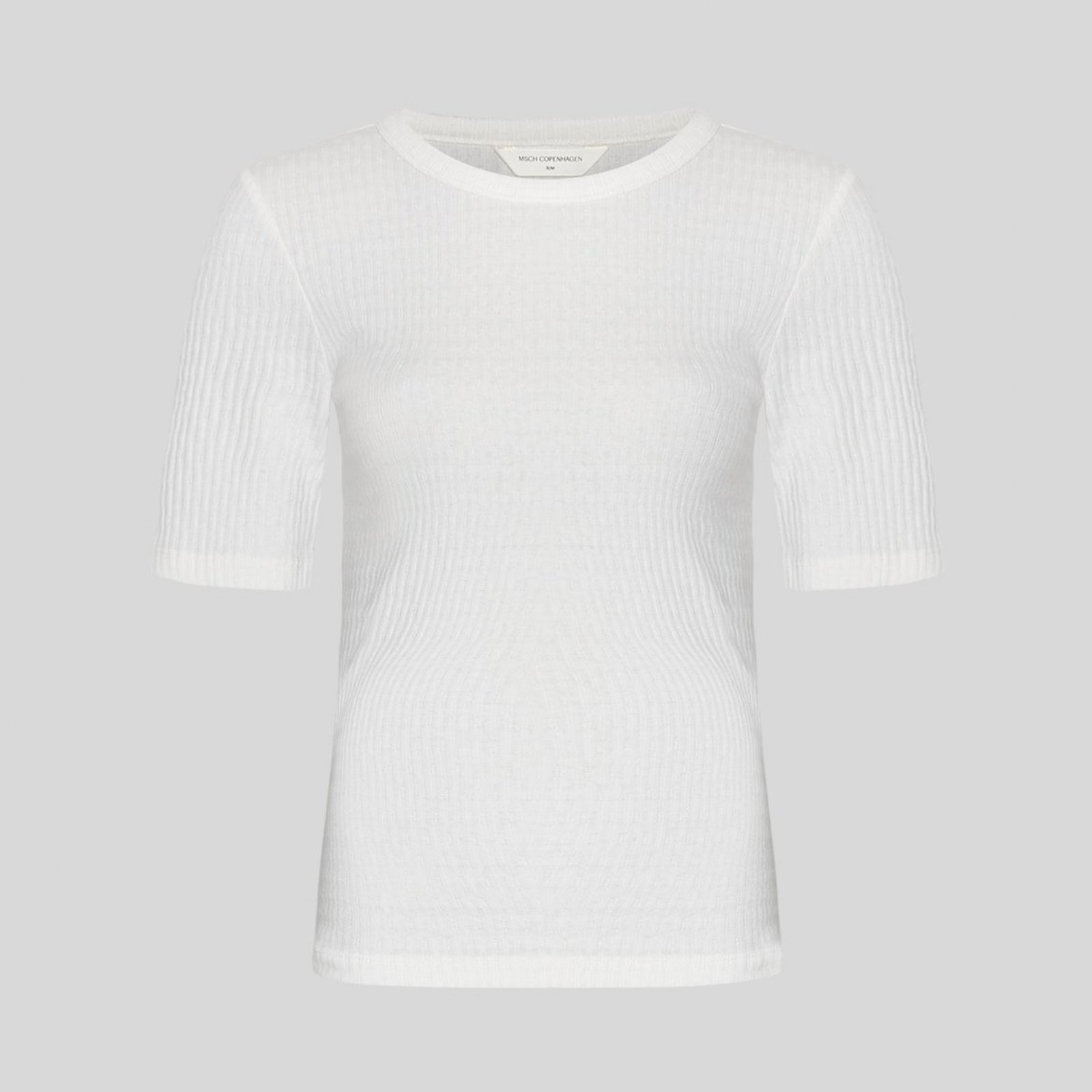 MSCHIgnacia 2/4 Tee egret MSCH Copenhagen