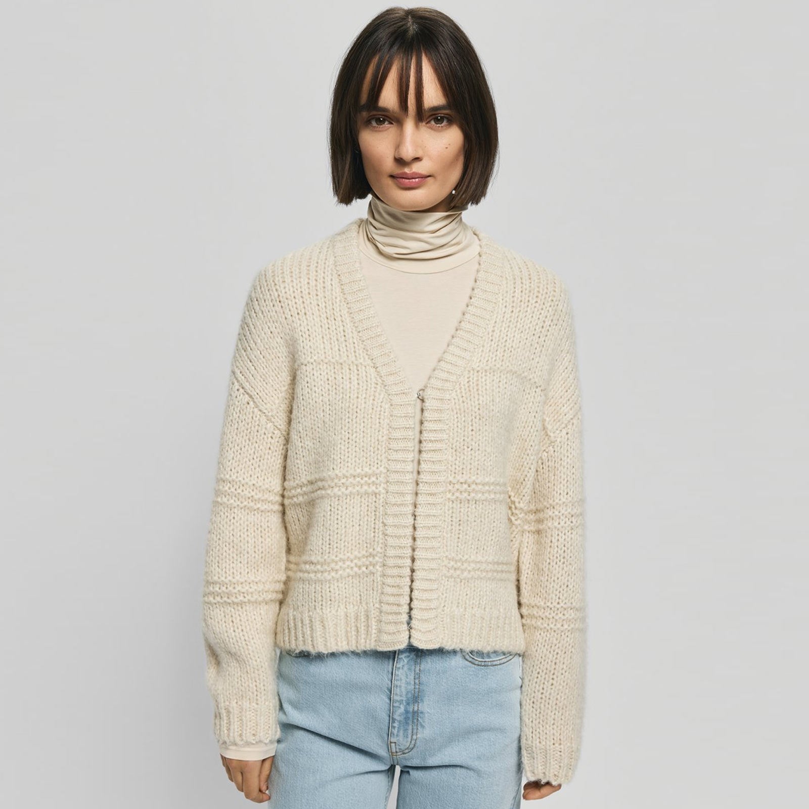 MSCHLeilani Heidi Cardigan oatmeal melange 19597 MSCH Copenhagen