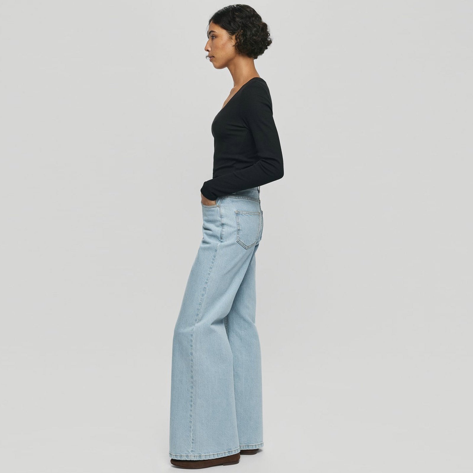 MSCHSolia Ada HW Wide Jeans light blue wash MSCH Copenhagen