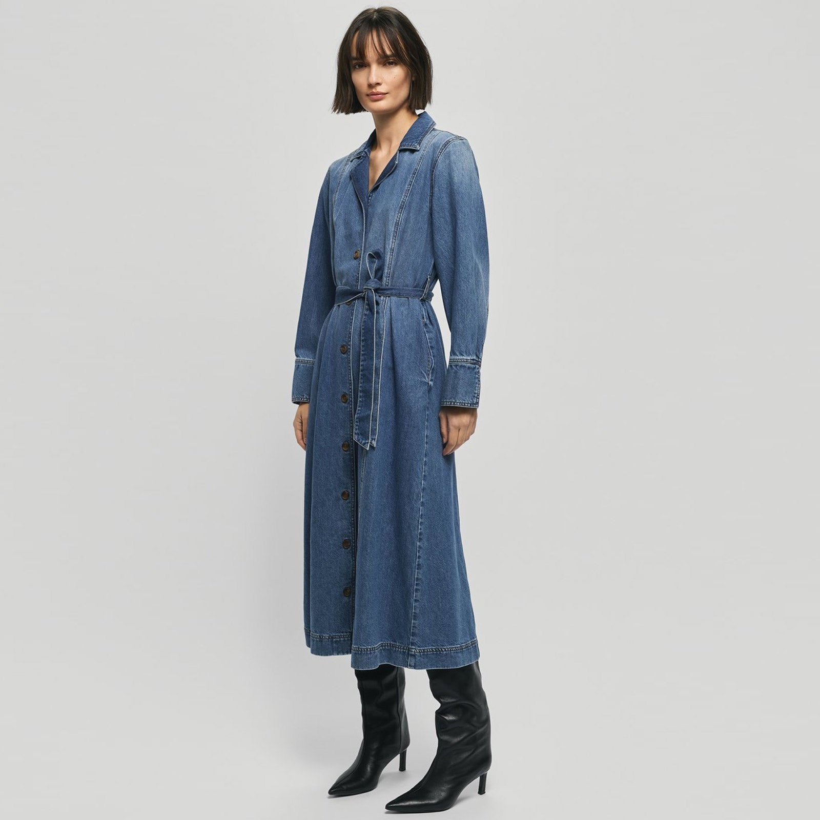 MSCHTuro Alena Shirt Dress mid blue wash MSCH Copenhagen