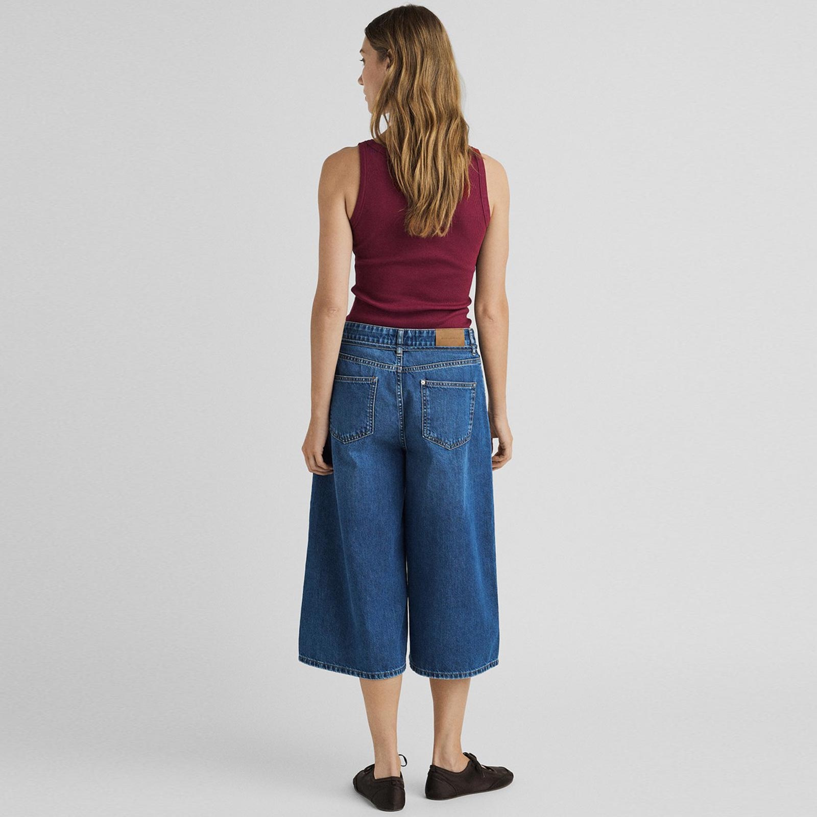 MSCHKine Lis Culotte Jeans mid blue wash