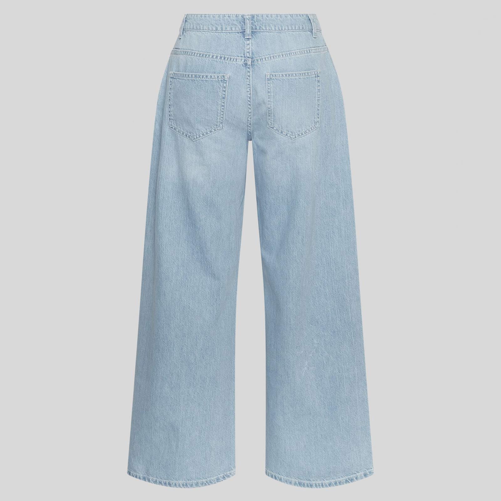 MSCHIngrid Lis HW Wide Jeans light blue wash