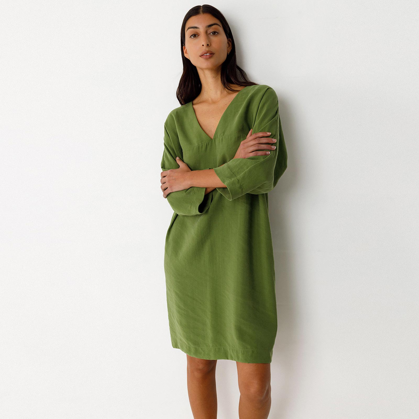 Nikole Dress dark green SKFK