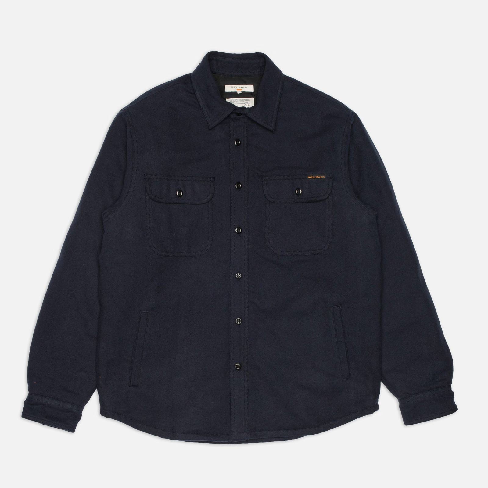 Glenn Padded Flannel Shirt P12 blueberry