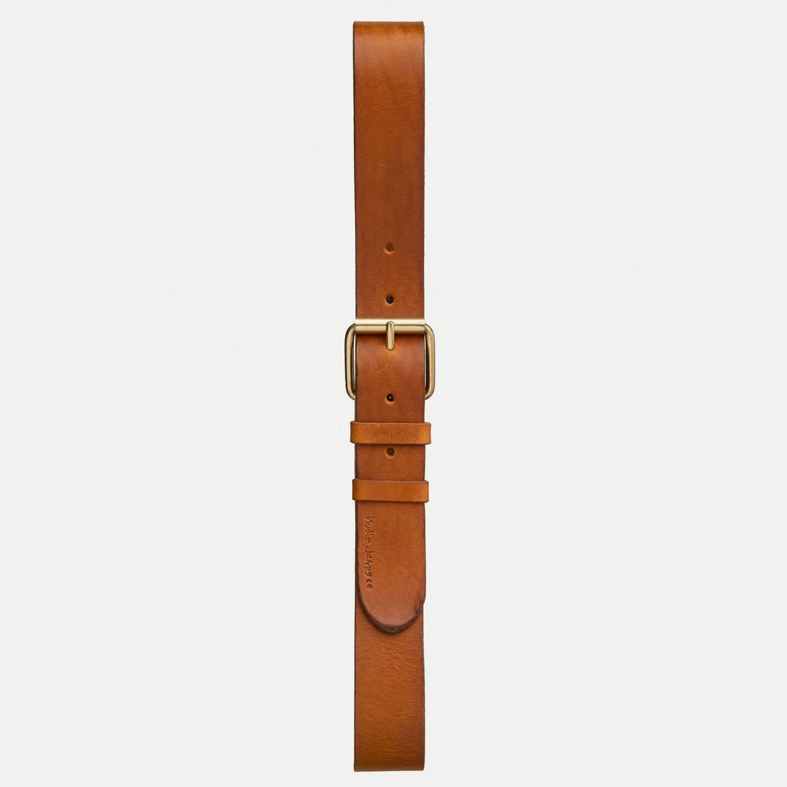 Pedersson Leather Belt toffee brown Nudie Jeans
