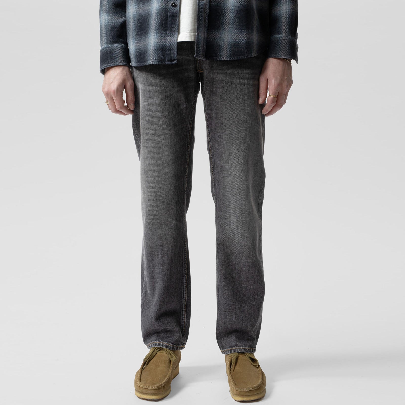 Rad Rufus Jeans grey crosshatch Nudie Jeans