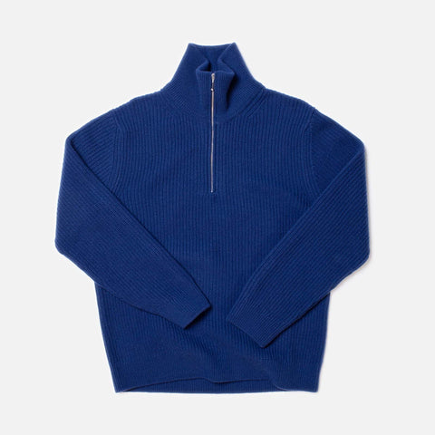 August Zip Pullover B48 royal blue