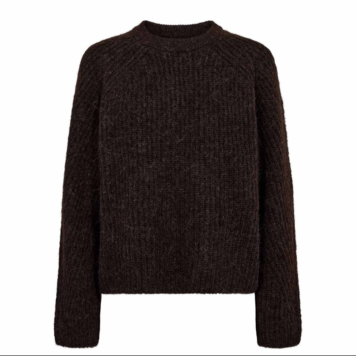 NUZindi Pullover black coffee