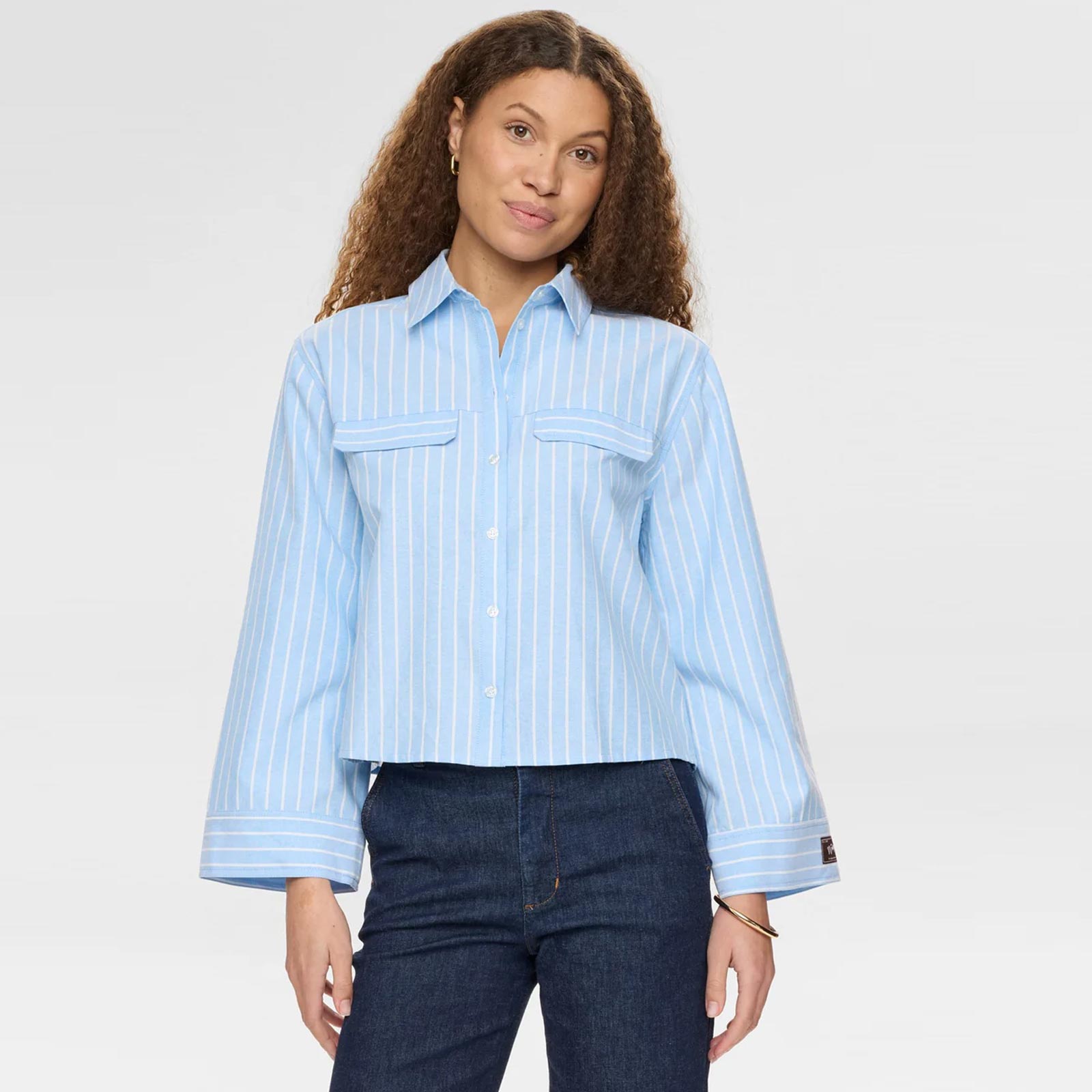 Nukelsey Shirt airy blue Nümph