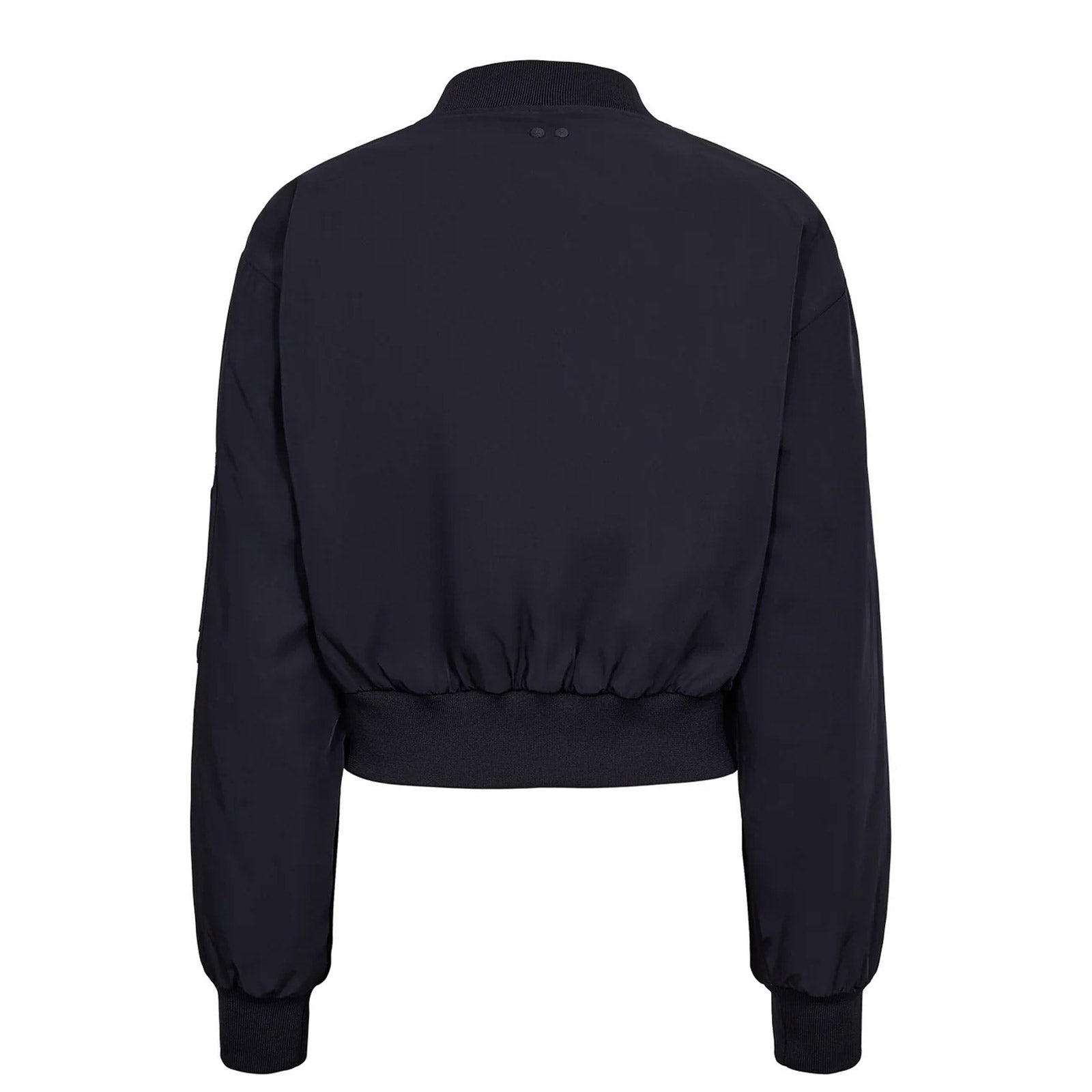 Numianna Cropped Bomber Jacket salute