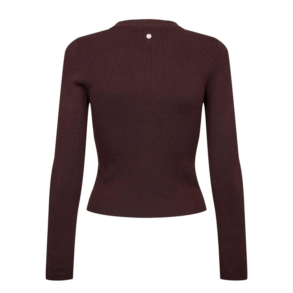 Nushelba Cropped Pullover chocolate plum