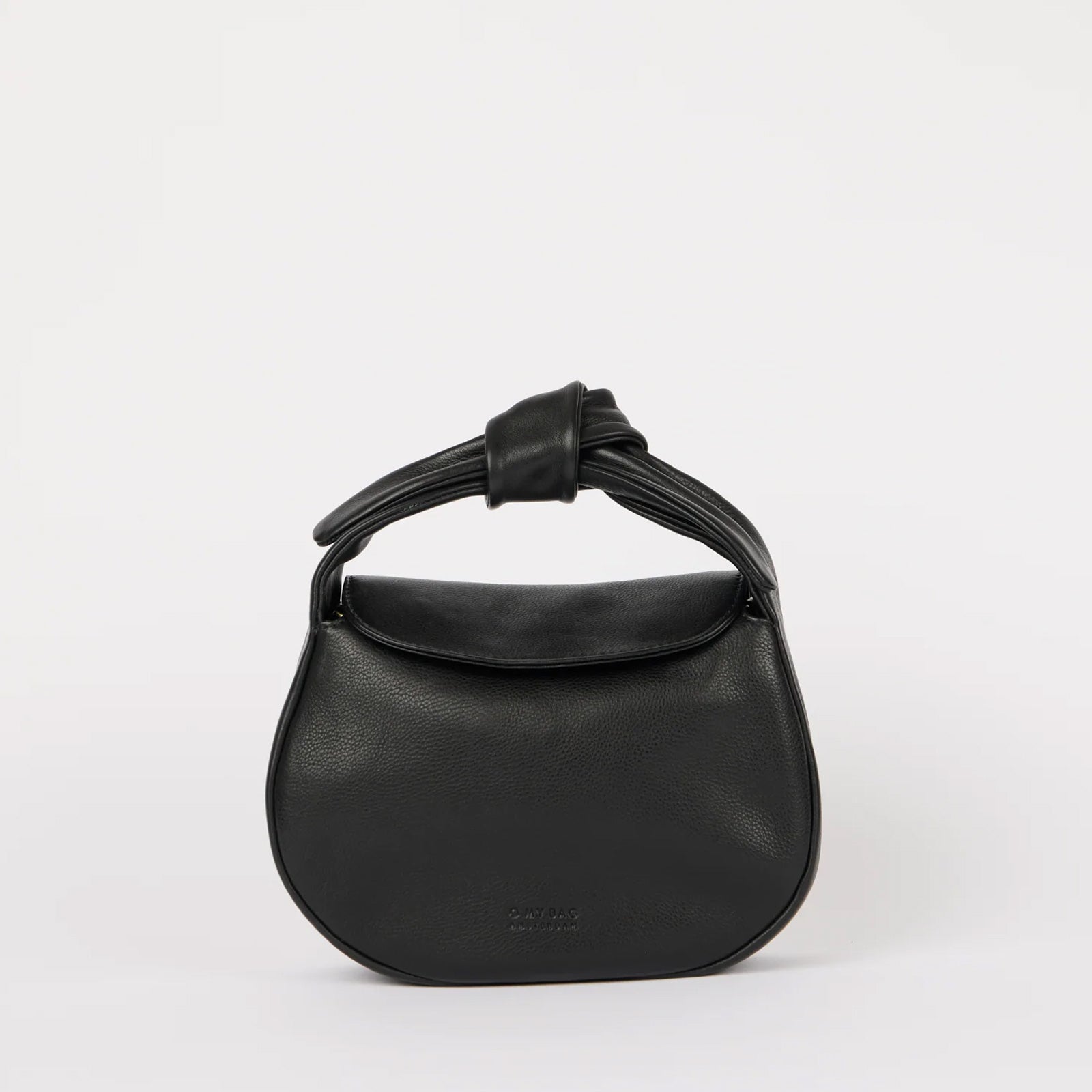 Coco Croissant Soft Grain Leather Bag black O My Bag