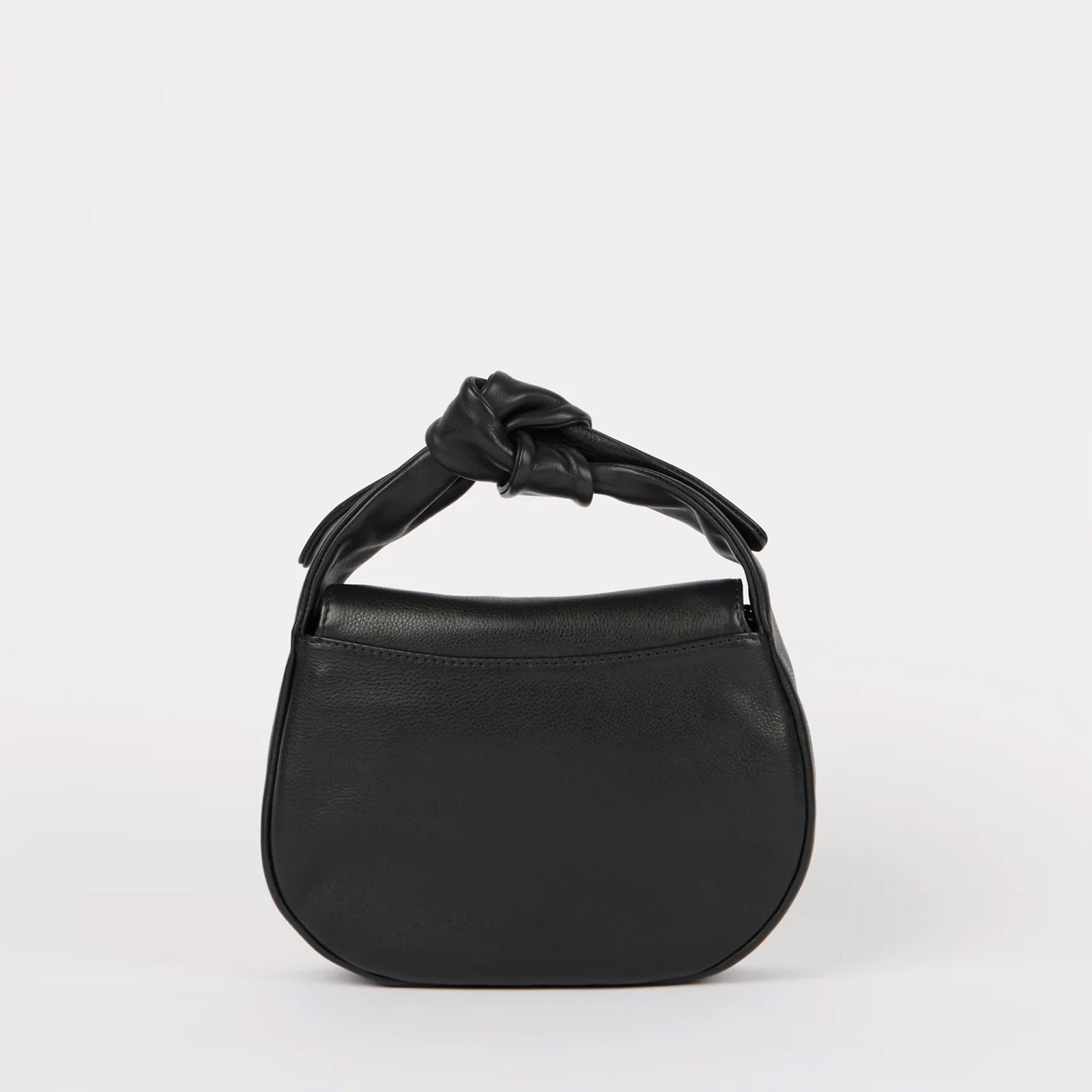 Coco Croissant Soft Grain Leather Bag black O My Bag