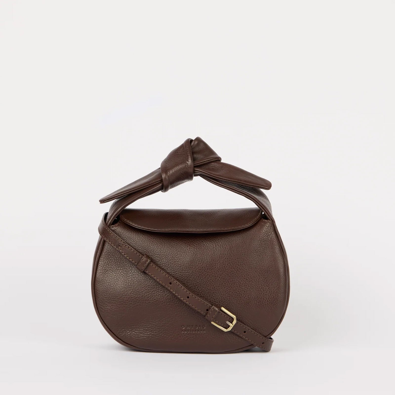 Coco Croissant Soft Grain Leather Bag chocolate O My Bag