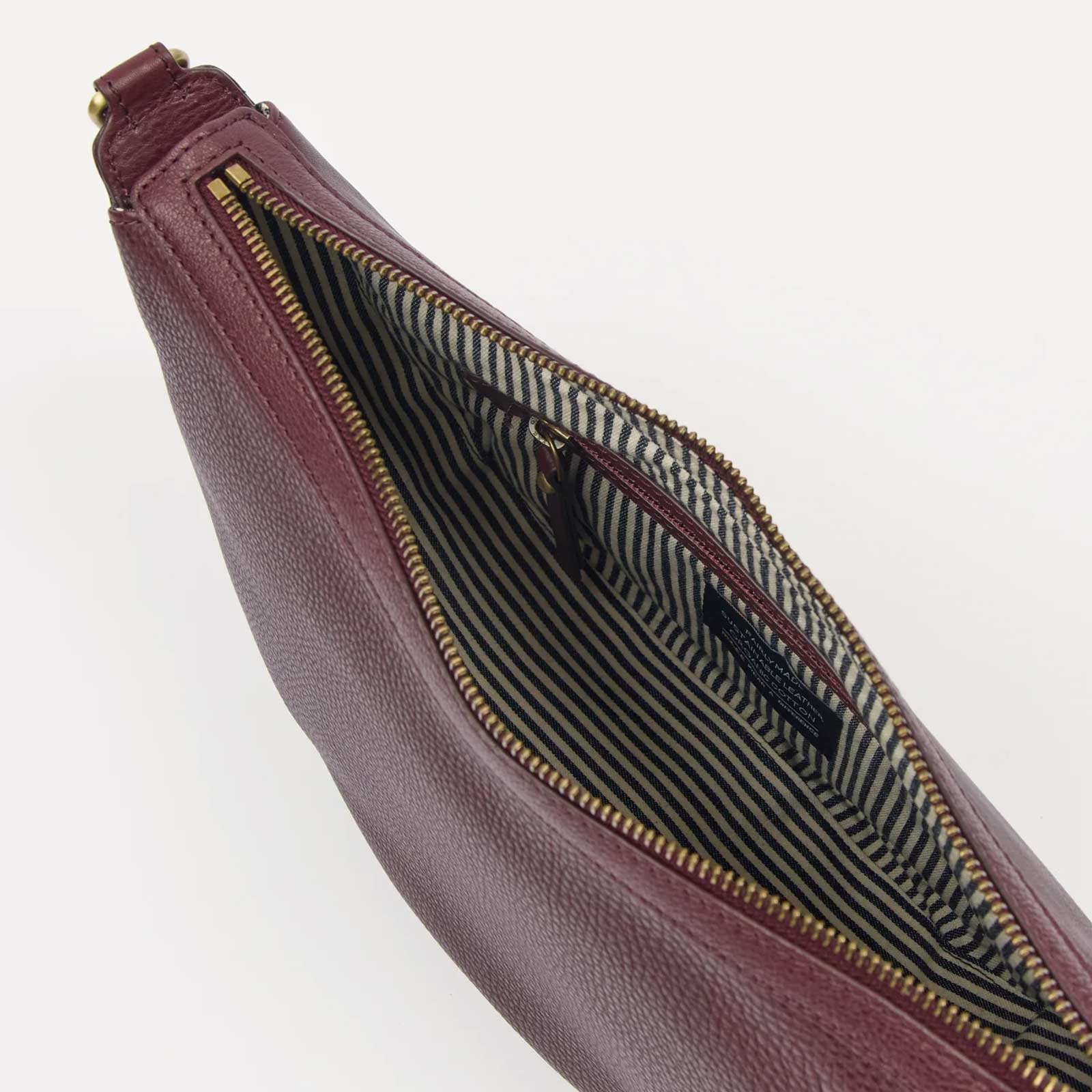 Leo Midi Soft Grain Leather Bag dark cherry O My Bag