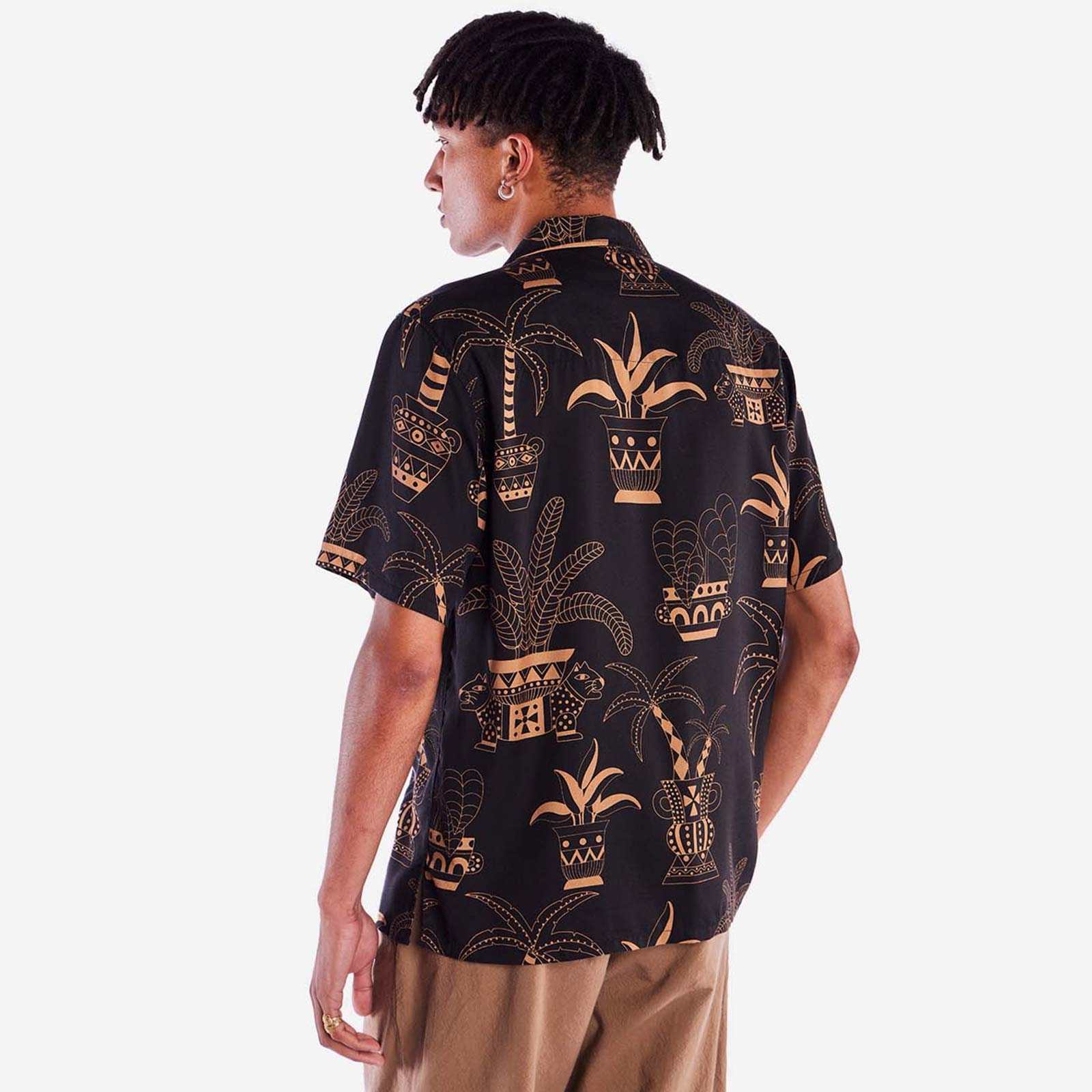 Aloha Shirt ceramic pots