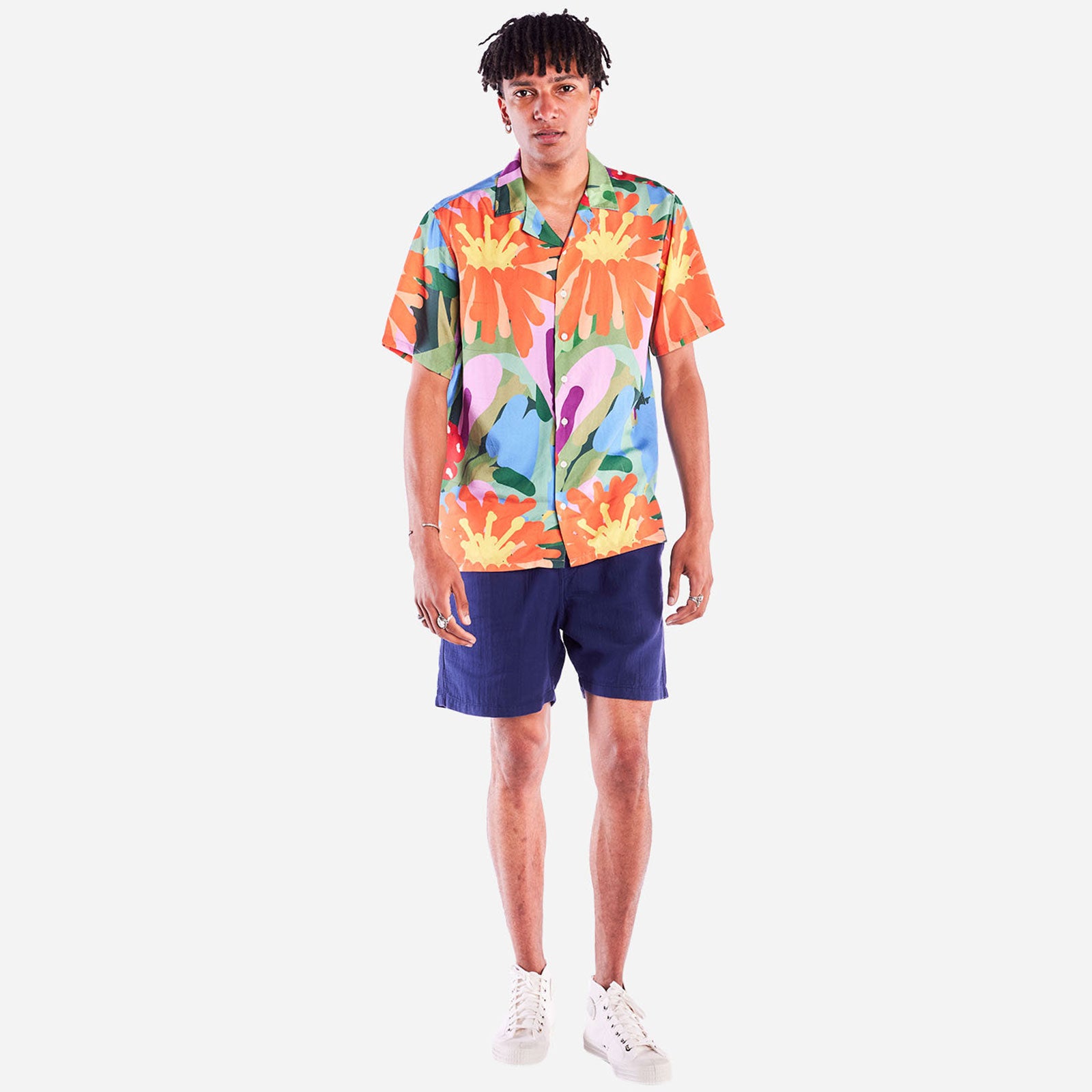 Aloha Shirt wildflowers