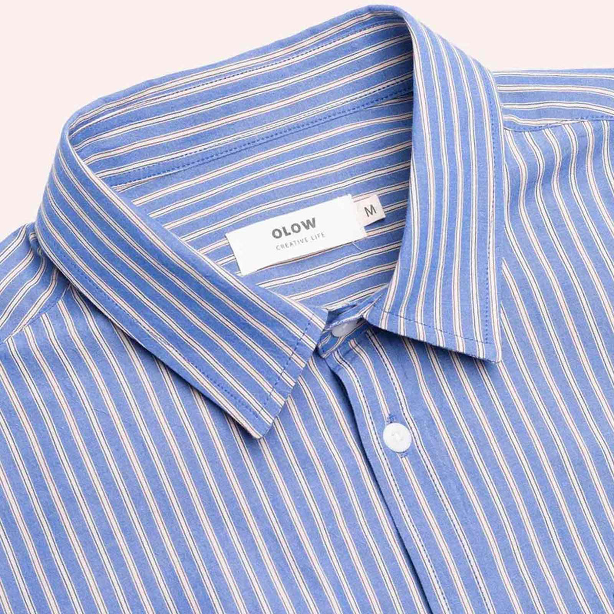 Nago Shirt blue stripes