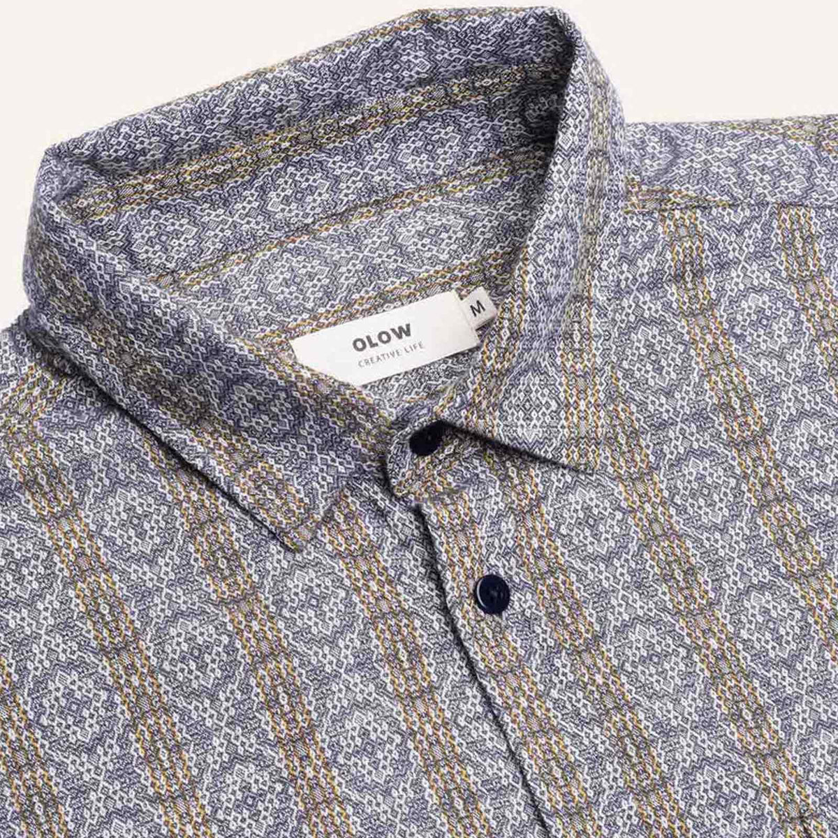 Nago Shirt grey print