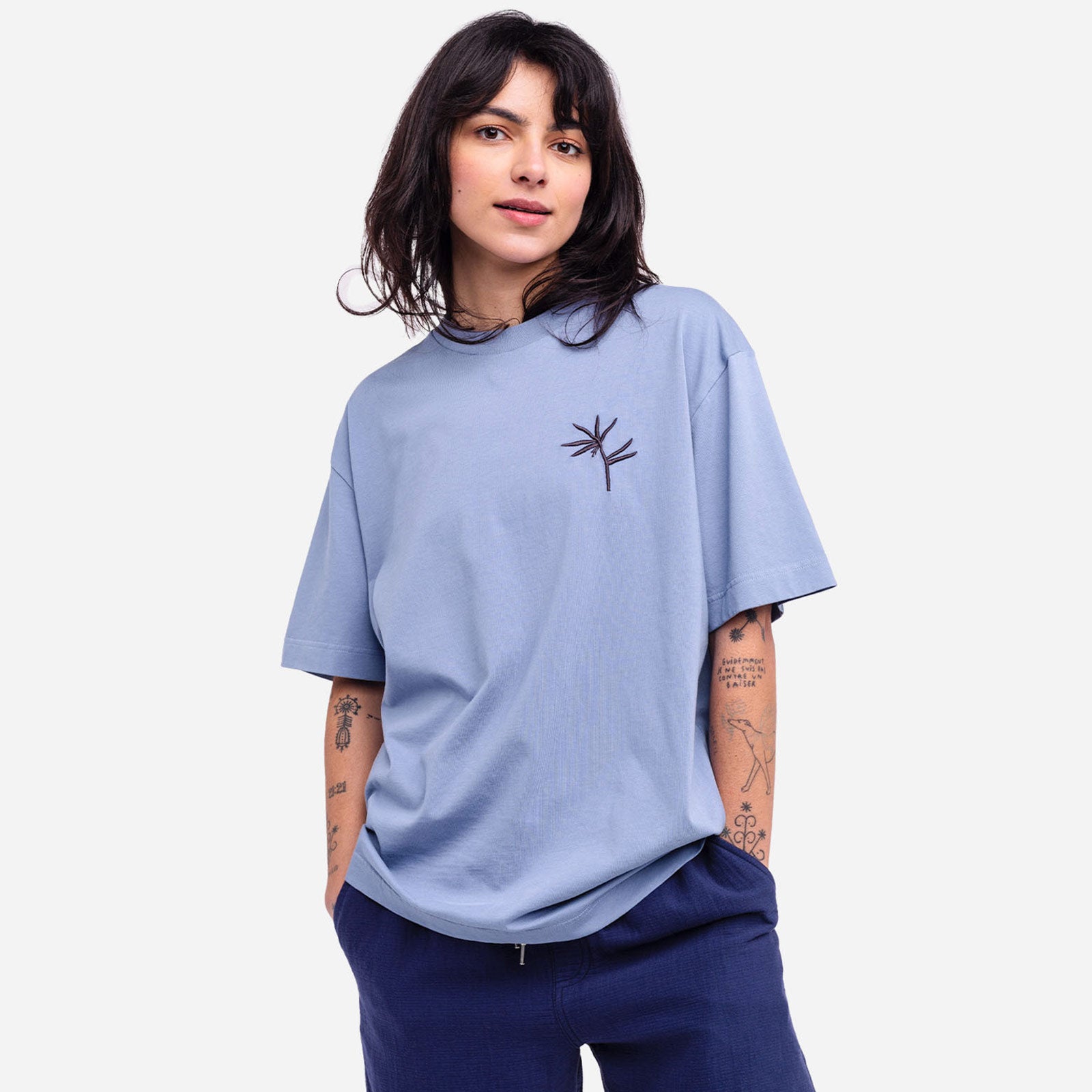 Night Trip T-Shirt azure blue