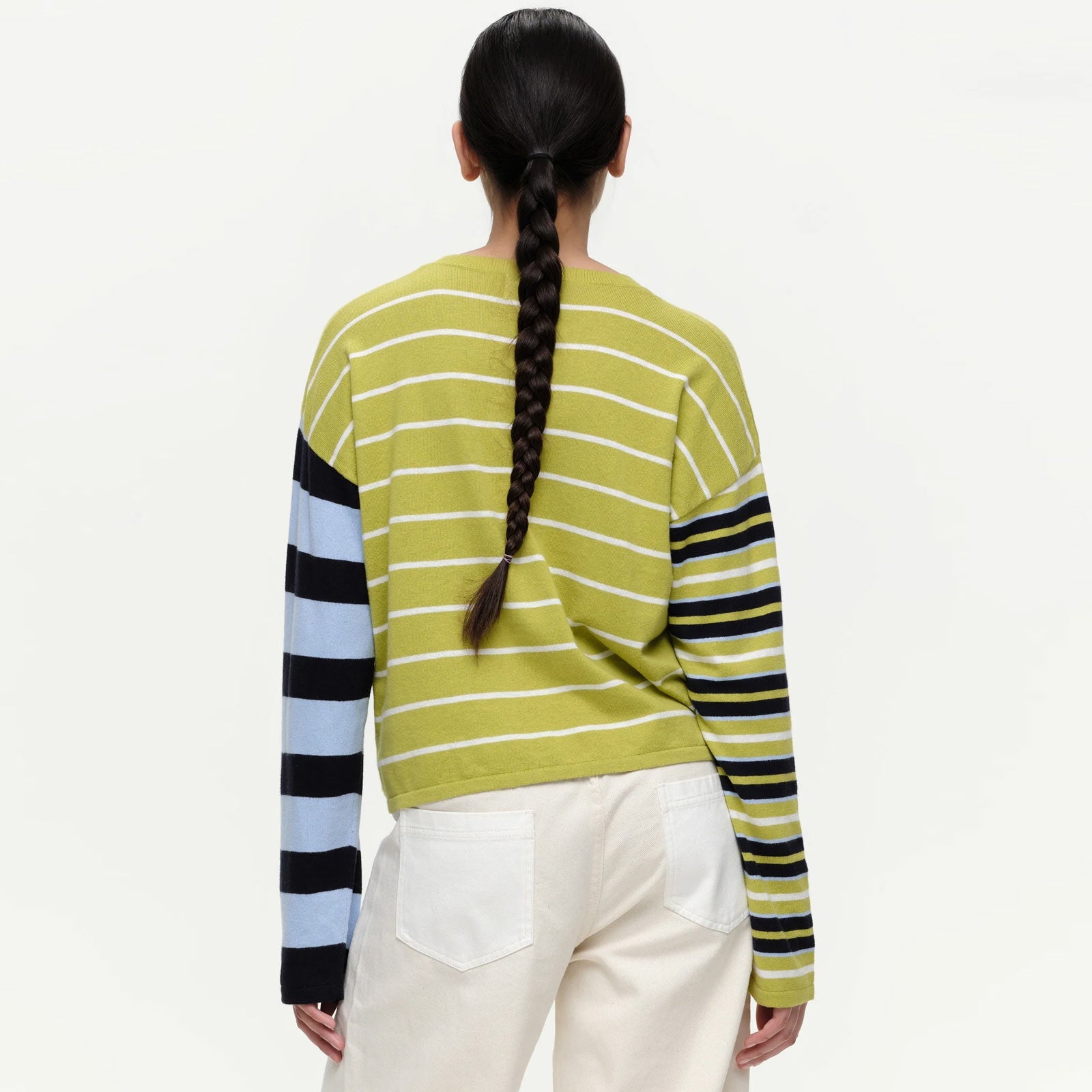 Kaleido Stripe Sweater green Our Sister