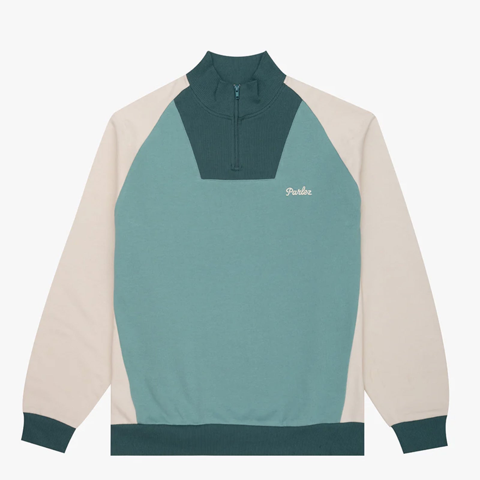 Zenith Quarter Zip sage shore Parlez