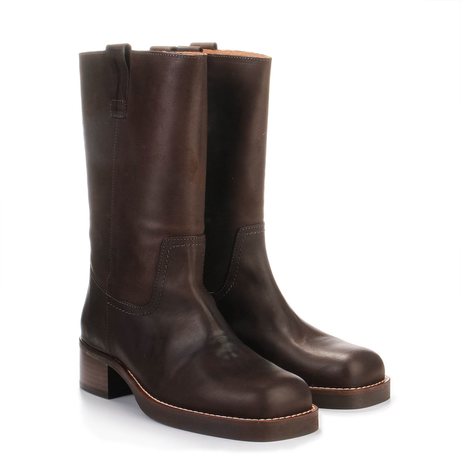 Cameron Leather Boots brown
