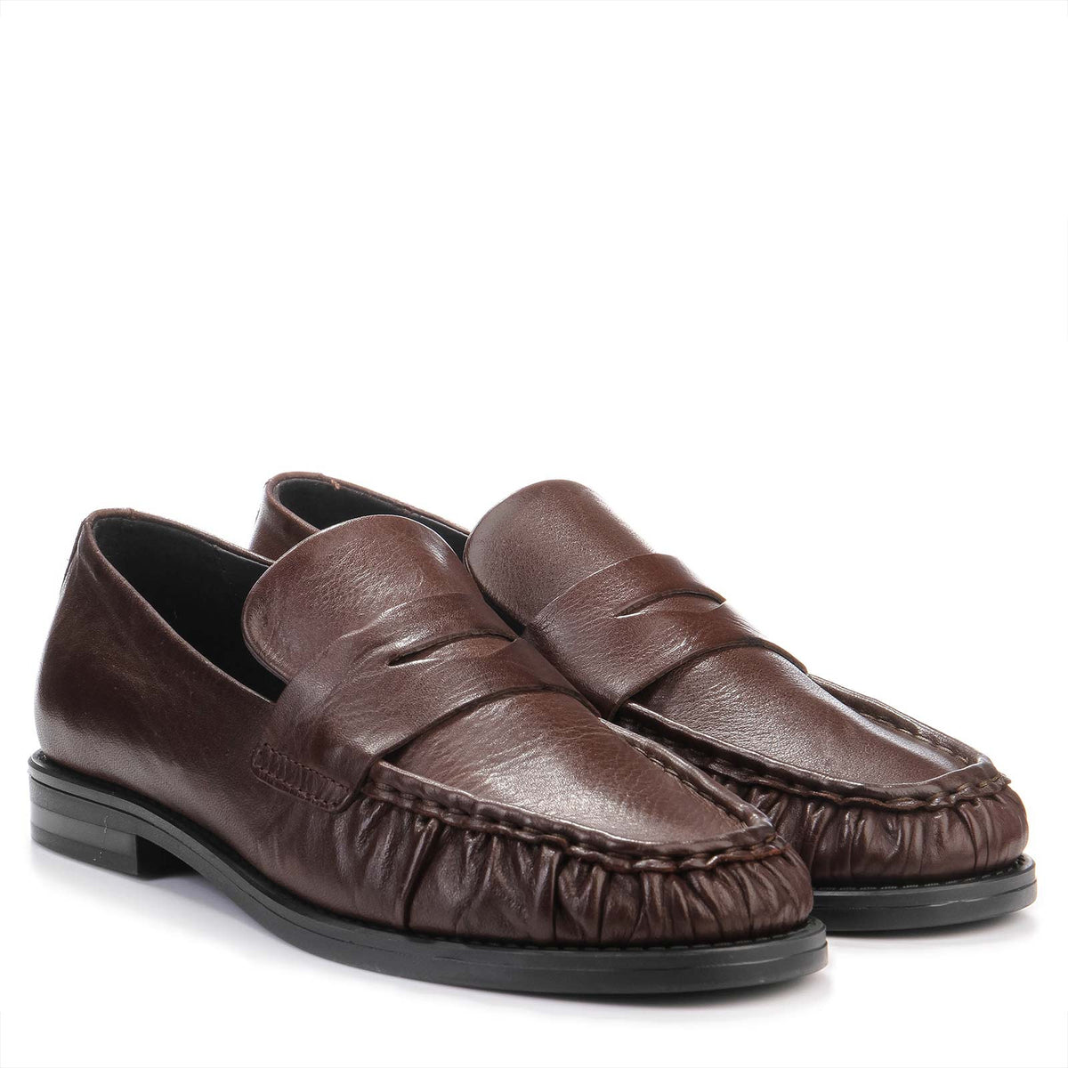 Whisper Leather Loafer ebony