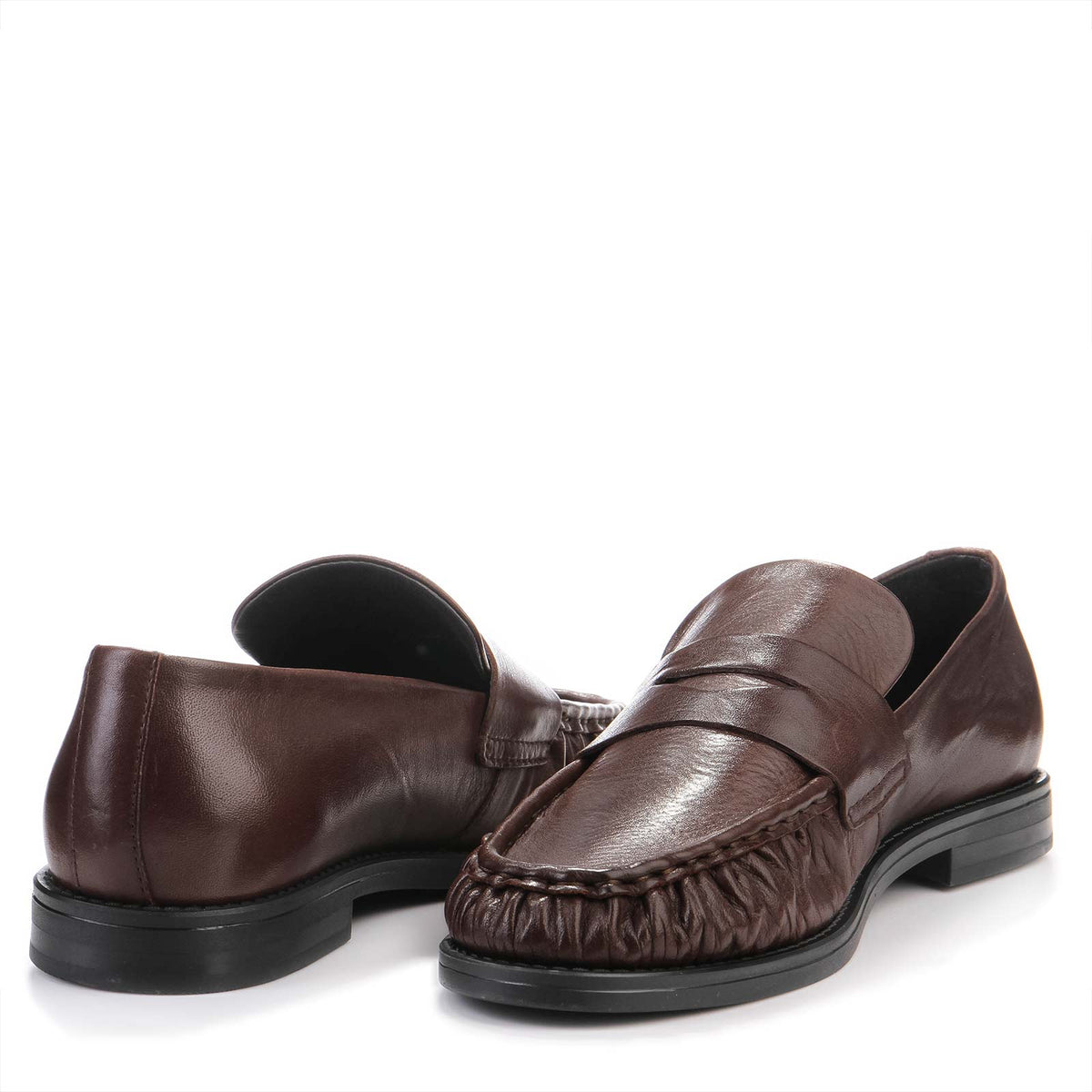 Whisper Leather Loafer ebony