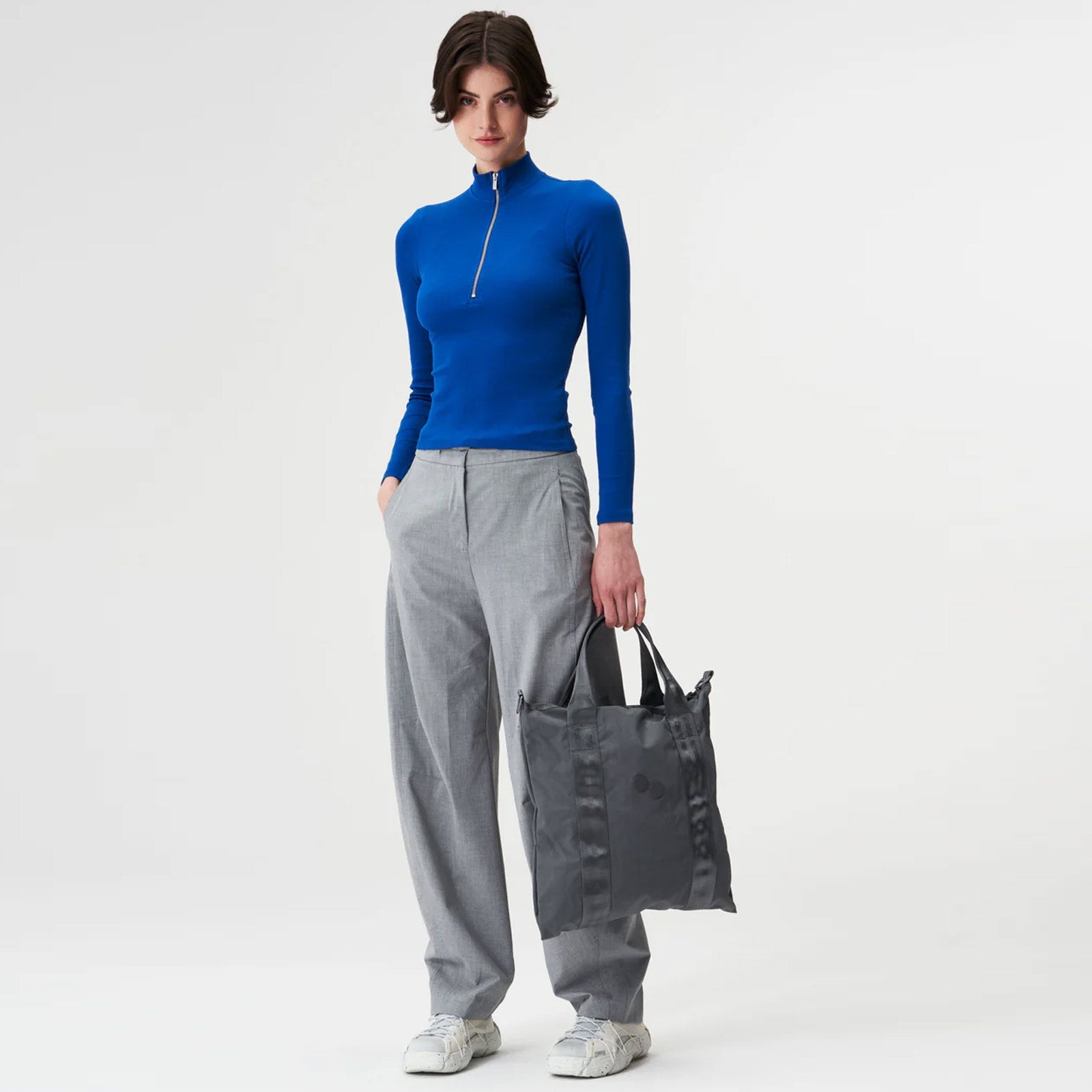 Tote Bag crinkle grey pinqponq