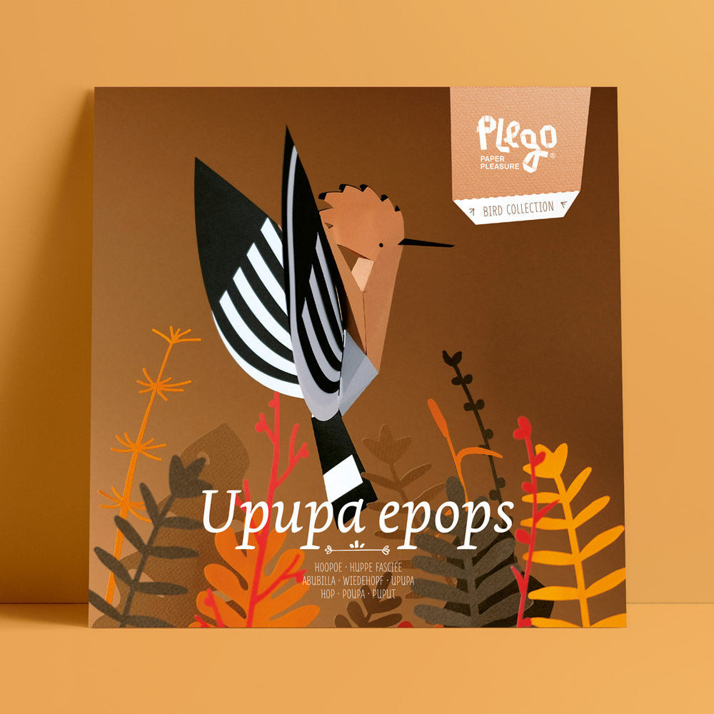 Upupa Epops Paper Figure Kit