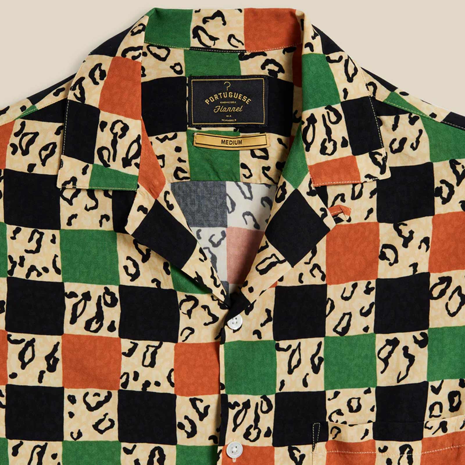 Chita S/S Shirt gree/orange