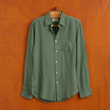 Linen Shirt dry green