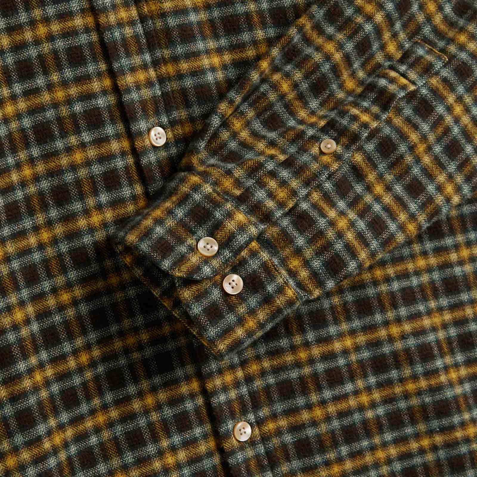 Vouga Plaid Flannel Shirt green Portuguese Flannel